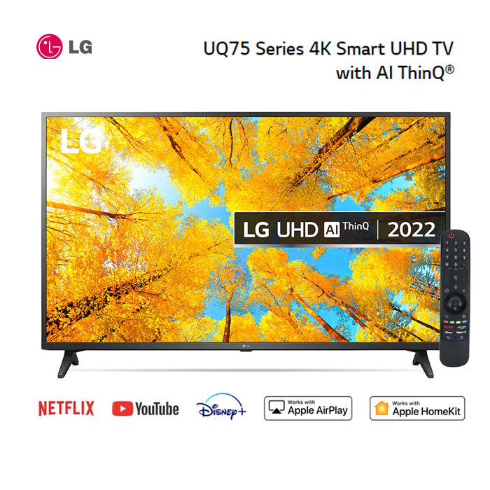 LG 4K Smart UHD AI ThinQ TV 43" - 43UQ7550PSF